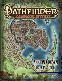 [PZO9236] Pathfinder Campaign Setting Carrion Crown Poster Map Folio